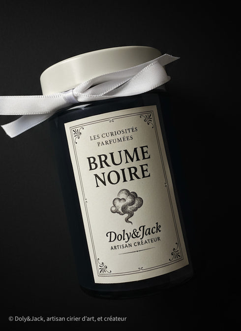 Bougie "Brume Noire" - Les Curiosités Parfumées